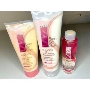 VTG Avon Skin So Soft Bath Oil- Shower Gel-Lotion Kit.